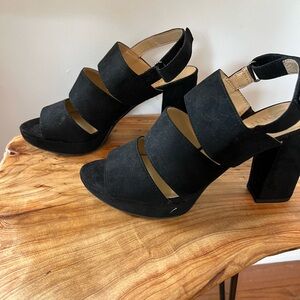 Naturalizer Black Women's Heeled Sandals